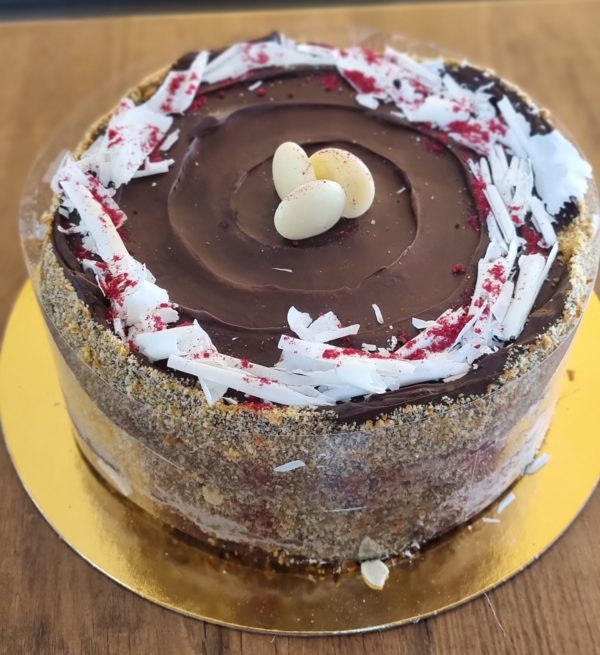 Torta chocolate y frambuesa